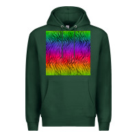 Sports Green colorful tiger seamless pattern Premium Hoodie - BundleAndBundleShop
