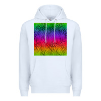 White colorful tiger seamless pattern Premium Hoodie - BundleAndBundleShop