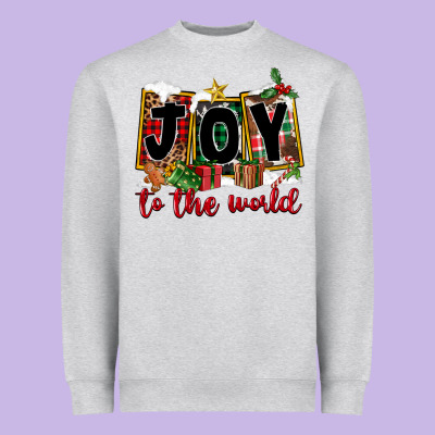 Joy To The World Heavyweight Sweatshirt Designed By Fadigitalartstudio