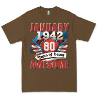 Cacao january 1942 80 years of being awesome Premium Tee - Jasminsmagicworld