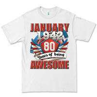 White january 1942 80 years of being awesome Premium Tee - Jasminsmagicworld