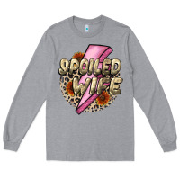 Heather Grey Spoiled Wife Mother's Day Long Sleeve Tee - CowGirlArtShop