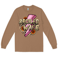 Toasted Coconut Spoiled Wife Mother's Day Long Sleeve Tee - CowGirlArtShop