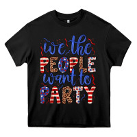 Black we the people want to party Heavy Core Tee - JahusDesignShop