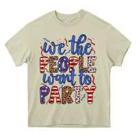 Mossy we the people want to party Heavy Core Tee - JahusDesignShop