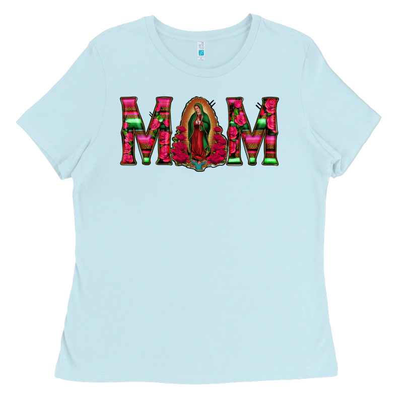 Mom With Floral Aztec And Leopard Background Ladies Tee by Bettercallsaul | Teevron