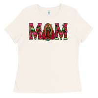 Bone Mom with Floral Aztec and Leopard Background Ladies Tee - Bettercallsaul