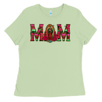 Matcha Mom with Floral Aztec and Leopard Background Ladies Tee - Bettercallsaul