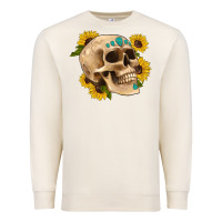 Sandshell skull flowers and gemstone Premium Sweatshirt - Artiststas
