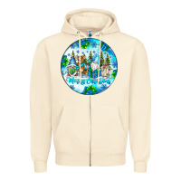 Sandshell merry christmas Zipper Hoodie - CowhideDigitalArt