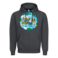 Smoke merry christmas Zipper Hoodie - CowhideDigitalArt