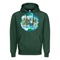 Merry Christmas Zipper Hoodie | Teevron