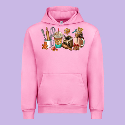 Cookie Coffee Cup Urban Hoodie Designed By Adodesignshop