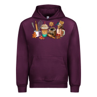 Mauve Wine cookie coffee cup Urban Hoodie - AdoDesignShop