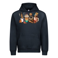 Navy cookie coffee cup Urban Hoodie - AdoDesignShop