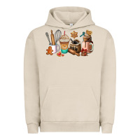 Pigment French Oak cookie coffee cup Urban Hoodie - AdoDesignShop