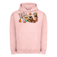 Pigment Salmon cookie coffee cup Urban Hoodie - AdoDesignShop