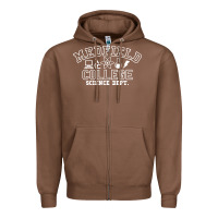Chestnut Medfield College Science Dept. Zipper Hoodie - minhPixels