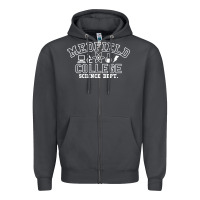 Smoke Medfield College Science Dept. Zipper Hoodie - minhPixels