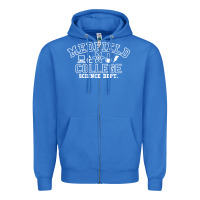 True Royal Medfield College Science Dept. Zipper Hoodie - minhPixels