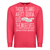 Cardinal Clam Diggers Funny Quote Gift Long Beach Peninsula Premium Sweatshirt - minhPixels