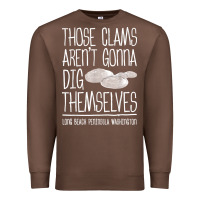 Chestnut Clam Diggers Funny Quote Gift Long Beach Peninsula Premium Sweatshirt - minhPixels