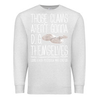 Oatmeal Heather Clam Diggers Funny Quote Gift Long Beach Peninsula Premium Sweatshirt - minhPixels