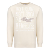 Sandshell Clam Diggers Funny Quote Gift Long Beach Peninsula Premium Sweatshirt - minhPixels