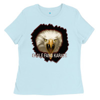 Baby Blue Eagle Fang Karate Ladies Tee - Bettercallsaul