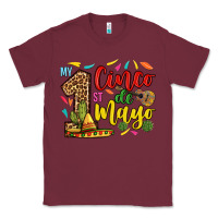 Burgundy My first cinco de mayo Classic Tee - RanaPortraitStore
