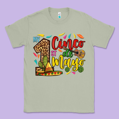 My First Cinco De Mayo Classic Tee Designed By Ranaportraitstore