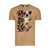 Vintage Camel Ho Ho Ho Cows Vintage Tee - RanaPortraitStore