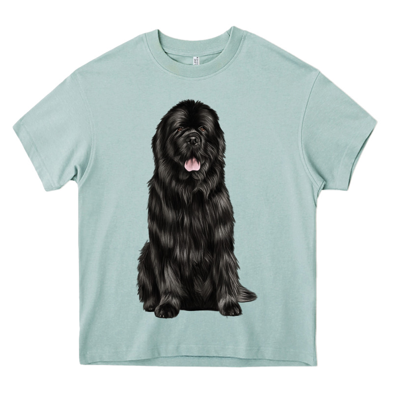 Newfoundland Dog Heavy Core Tee by LillyAllenDesigns | Teevron