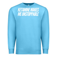 Ocean Blue Ketamine  with Saying  Drugs Khole Dose Gift Idea Premium Sweatshirt - minhPixels