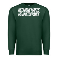 Sports Green Ketamine  with Saying  Drugs Khole Dose Gift Idea Premium Sweatshirt - minhPixels