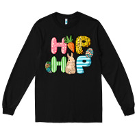 Black Hip hop Easter Day Long Sleeve Tee - HowdyJamesFarm