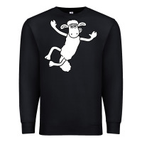 Black shaun the sheep Premium Sweatshirt - minhPixels