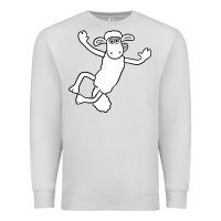 Dove Grey shaun the sheep Premium Sweatshirt - minhPixels