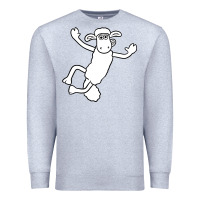 Heather Grey shaun the sheep Premium Sweatshirt - minhPixels