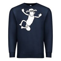 Navy shaun the sheep Premium Sweatshirt - minhPixels