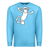 Ocean Blue shaun the sheep Premium Sweatshirt - minhPixels