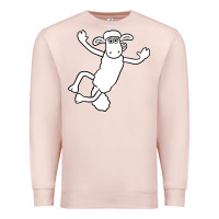 Pale Pink shaun the sheep Premium Sweatshirt - minhPixels