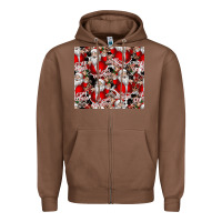 Chestnut Merry Christmas Zipper Hoodie - CowhideDigitalArt