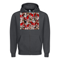 Smoke Merry Christmas Zipper Hoodie - CowhideDigitalArt