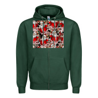 Sports Green Merry Christmas Zipper Hoodie - CowhideDigitalArt