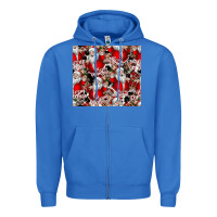 True Royal Merry Christmas Zipper Hoodie - CowhideDigitalArt