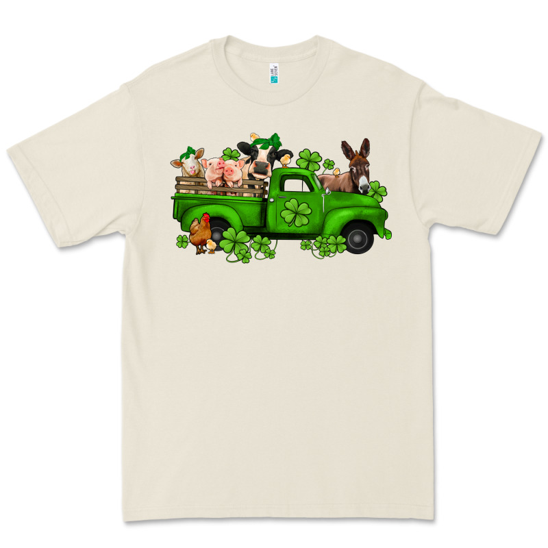 St Patricks Farm Animals Truck Premium Tee by Jasminsmagicworld | Teevron