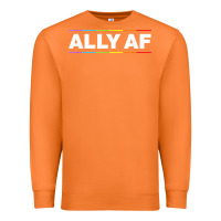 Carrot Ally AF Pride Rainbow Shirt  Proud LGBTQ Ally TShirt Premium Sweatshirt - minhPixels
