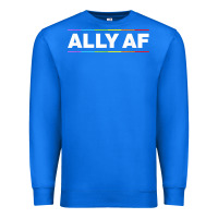 True Royal Ally AF Pride Rainbow Shirt  Proud LGBTQ Ally TShirt Premium Sweatshirt - minhPixels