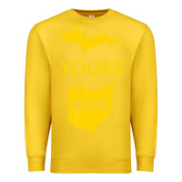 Lemon Up Yours State Of Ohio Funny Anti Oh Pro Michigan Meme Premium Sweatshirt - minhPixels